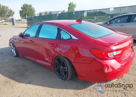 2020 Honda Accord Sport из США, поврежденный, VIN 1HGCV1F32LA097417